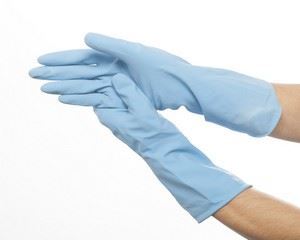 Picture of GR03 SM BLUE RUB GLOVES 12pk (6-6.5)