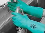 Picture of GREEN NITRI-TEC (925) MED GLOVE 1X12