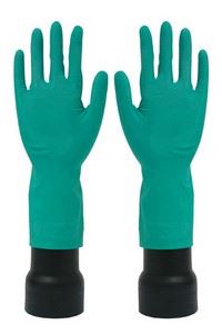 Picture of GD03 MEDIUM GREEN RUBBER GLOVES 1X12
