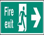 Picture of FIRE EXIT ARROW RIGHT