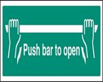 Picture of PUSH BAR TO OPEN