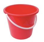 Picture of RED  PLASTIC BUCKET 10LTR