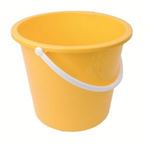 Picture of YELLOW  PLASTIC BUCKET 10LTR