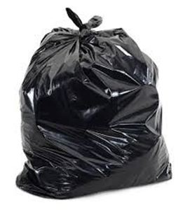 Picture of BLACK REFUSE SACK 18X29X39  L/ DUTY 1OKG