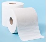 Picture of WHITE 2PLY CENTREFEED ROLLS 140M 1X6