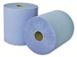 Picture of BLUE 2PLY HAND TOWEL ROLL 175M 1X6