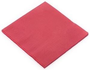 Picture of BURGUNDY 2PLY NAPKIN 40CM 8 FOLD 1X2000
