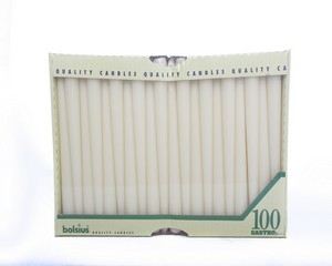 Picture of 10" TAPERED CANDLES IVORY 1X100