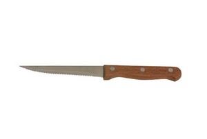 Picture of STEAK KNIFE DARK WOOD HANDLE (DOZ)