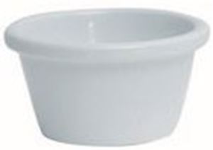 Picture of MELAMINE RAMEKIN PLAIN WHITE 2oz EACH