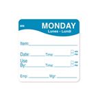 Picture of MONDAY 2"X2" REMOVABLE LABEL 1X500
