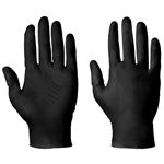 Picture of GL8975 XLARGE BLACK P/F NITRILE GLOVES