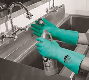 Picture of 929 NITRI-TECH III GREEN LARGE GLOVES